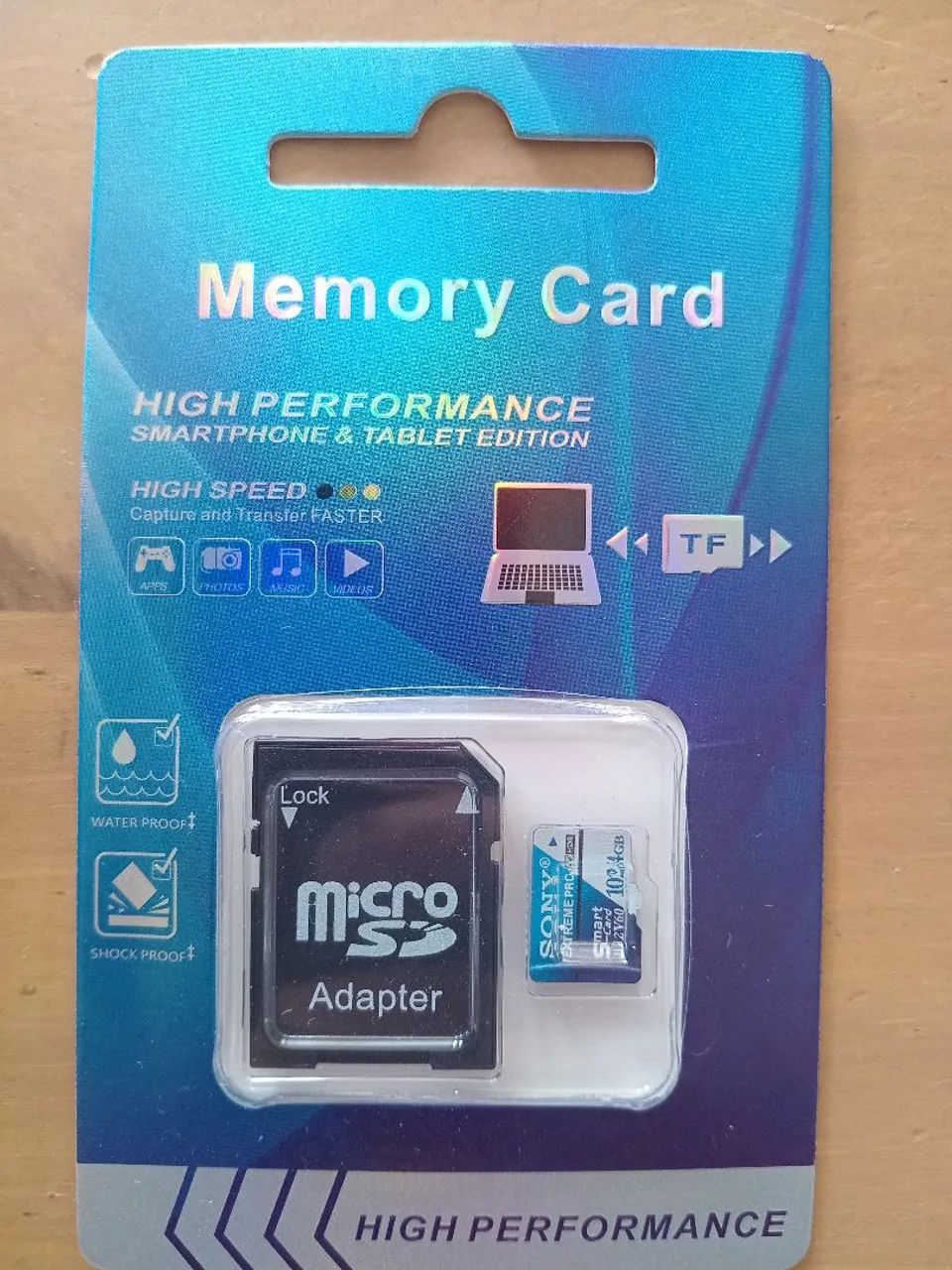 Cartão de memória micro sd 1024 Gb / 1 TB