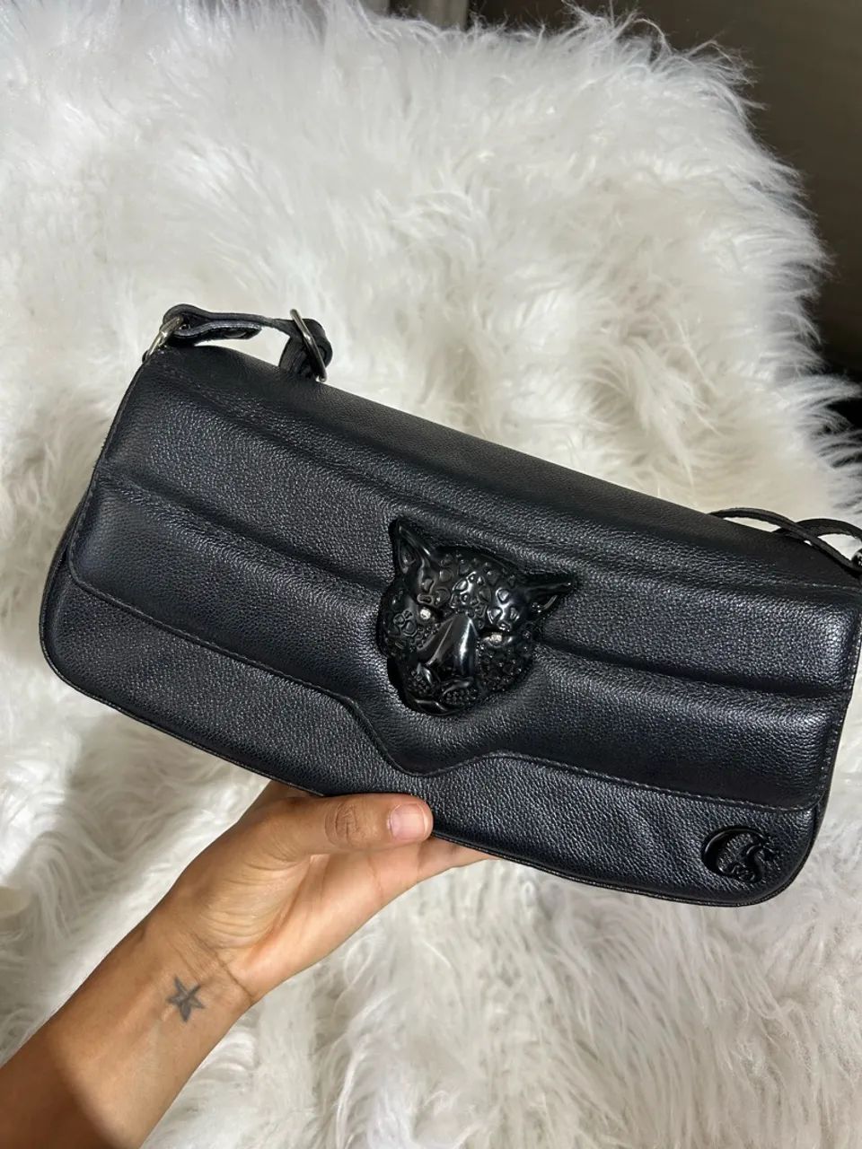 Bolsa Baguete Leopardo Carmens Stephens  - Foto 4