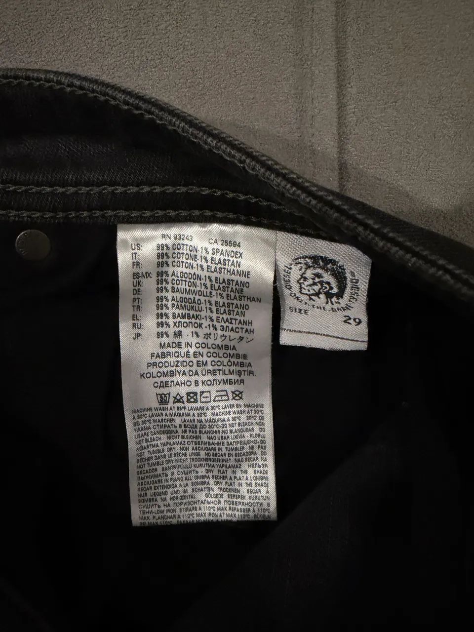 Calça jeans diesel buster w29 - Foto 5