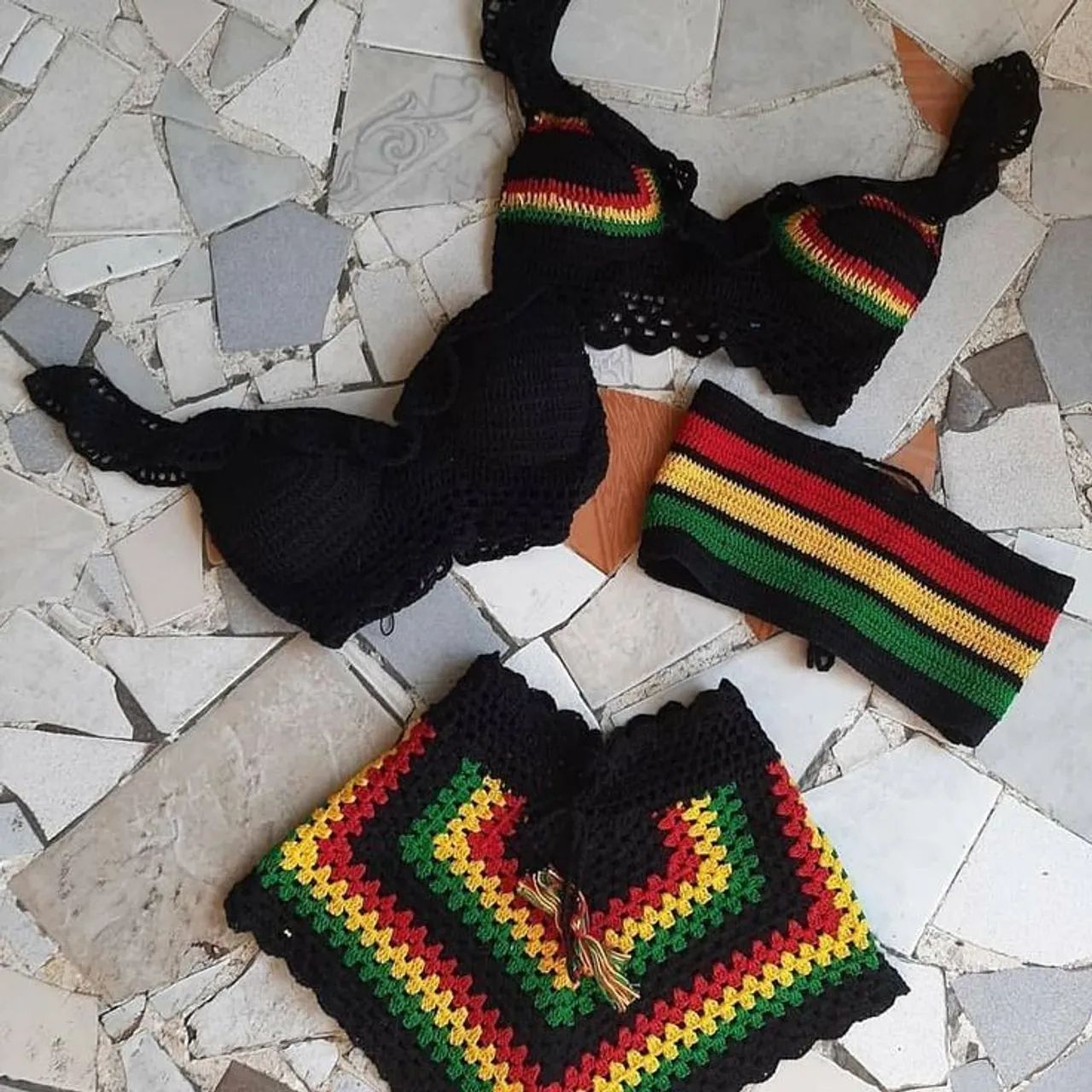 Reggae feminino crochê  - Foto 4