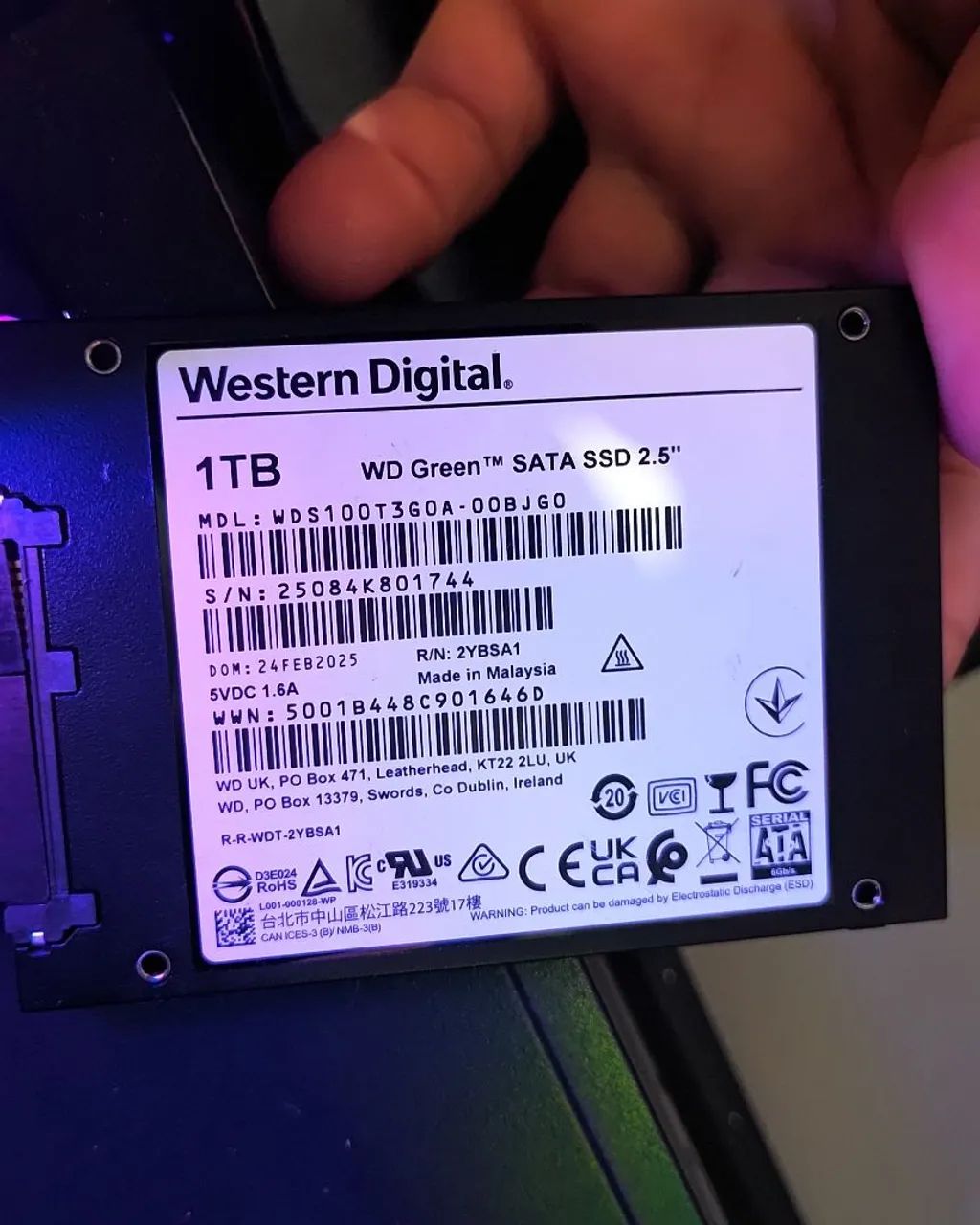 SSD WD 1 TERA Western Digital 1000GB - Foto 2