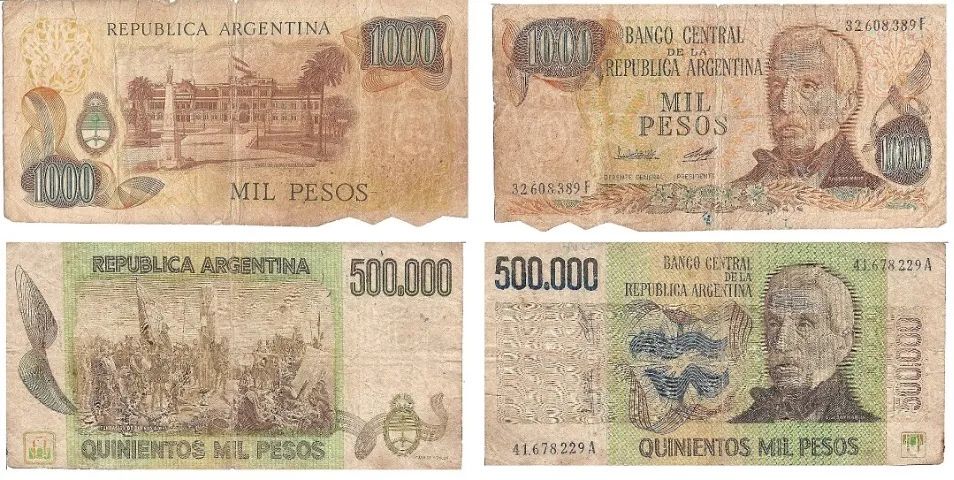 Notas antigas da ARGENTINA e URUGUAI - Foto 2