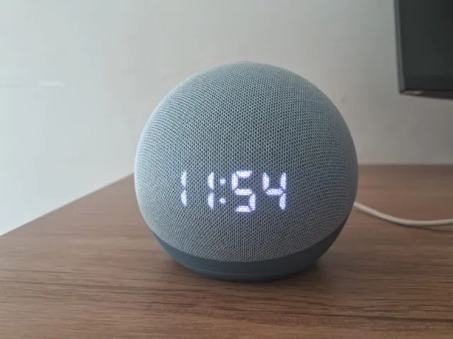Echo Dot (4ª geração): Smart Speaker com Relógio e Alexa - Foto 4