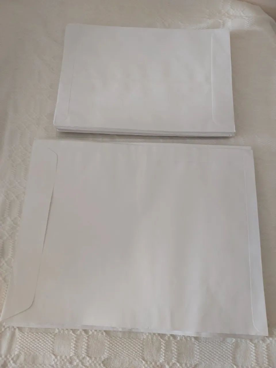 50 Envelopes  Papel A4 - (Branco e Pardo) - Foto 3