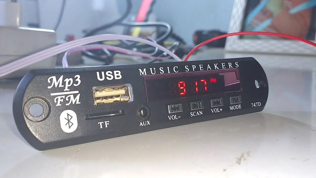 Placa MP3 decodificada - módulo adaptável para aparelhos de som em geral  - Foto 4
