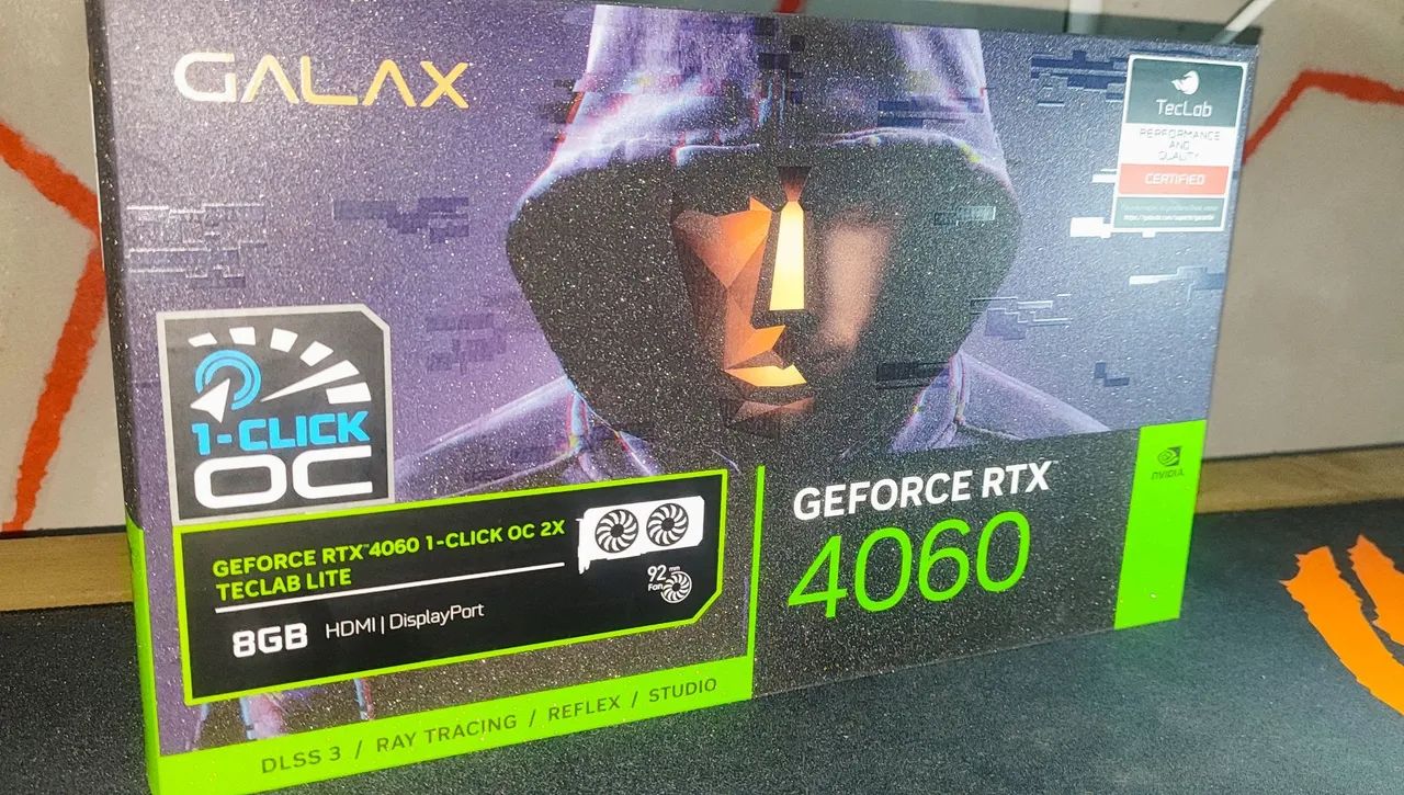 Placa de vídeo NVidia RTX 4060 LACRADA 