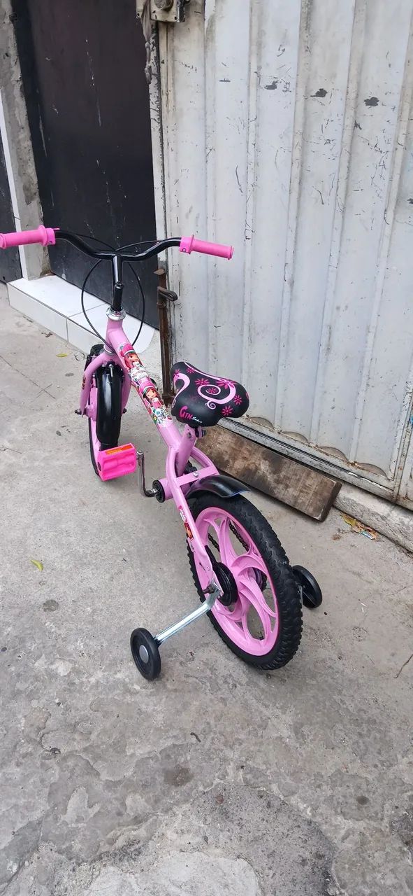 Bicicleta aro 16 cor rosa 