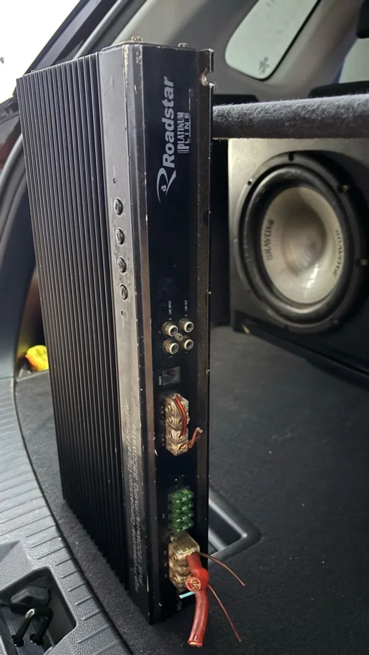 ? Caixa com subwoofer Bravox de 12 polegadas ? Potência informada: 350 W ? Bobina dupla ?  - Foto 5