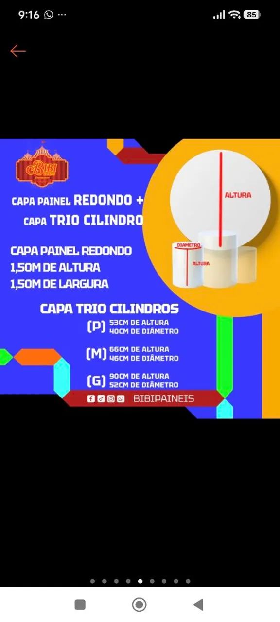 CR7 Capa painel redondo festivo - Foto 3