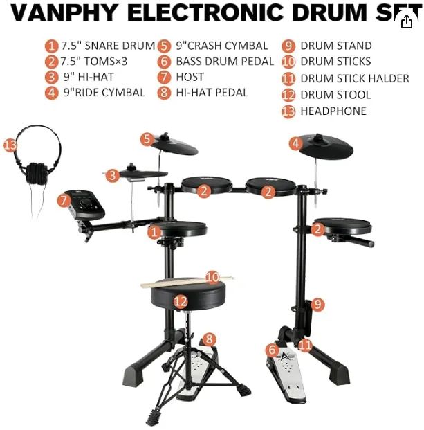 Bateria eletrônica - Foto 2