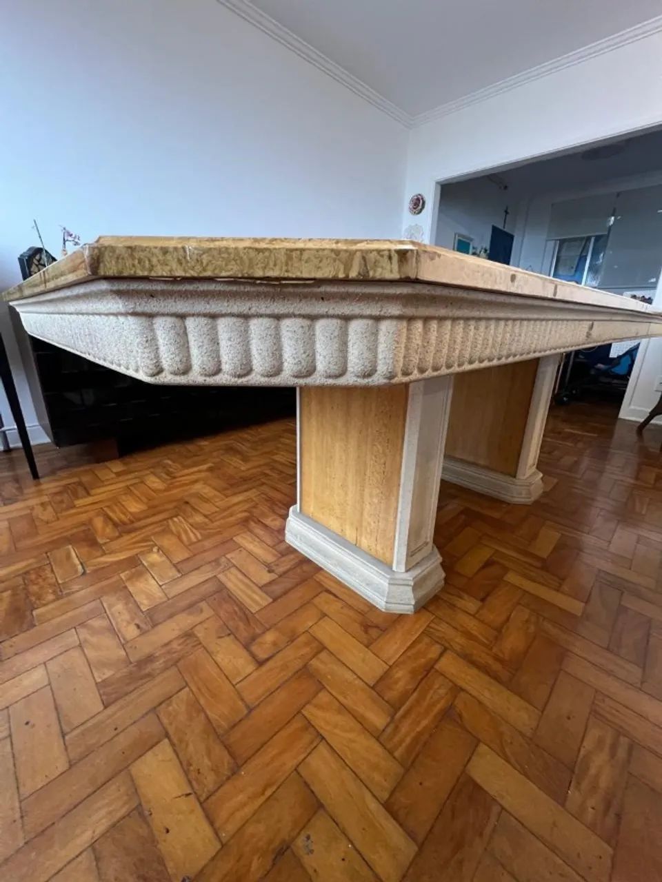 MESA DE JANTAR 8 LUGARES   EXTENSÍVEL - Foto 3