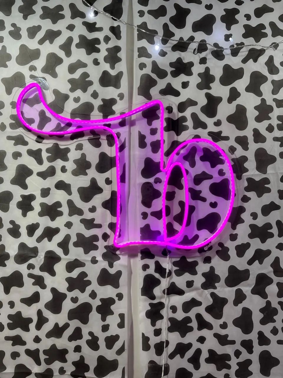 Decoração letra B de led e acrílico  - Foto 2