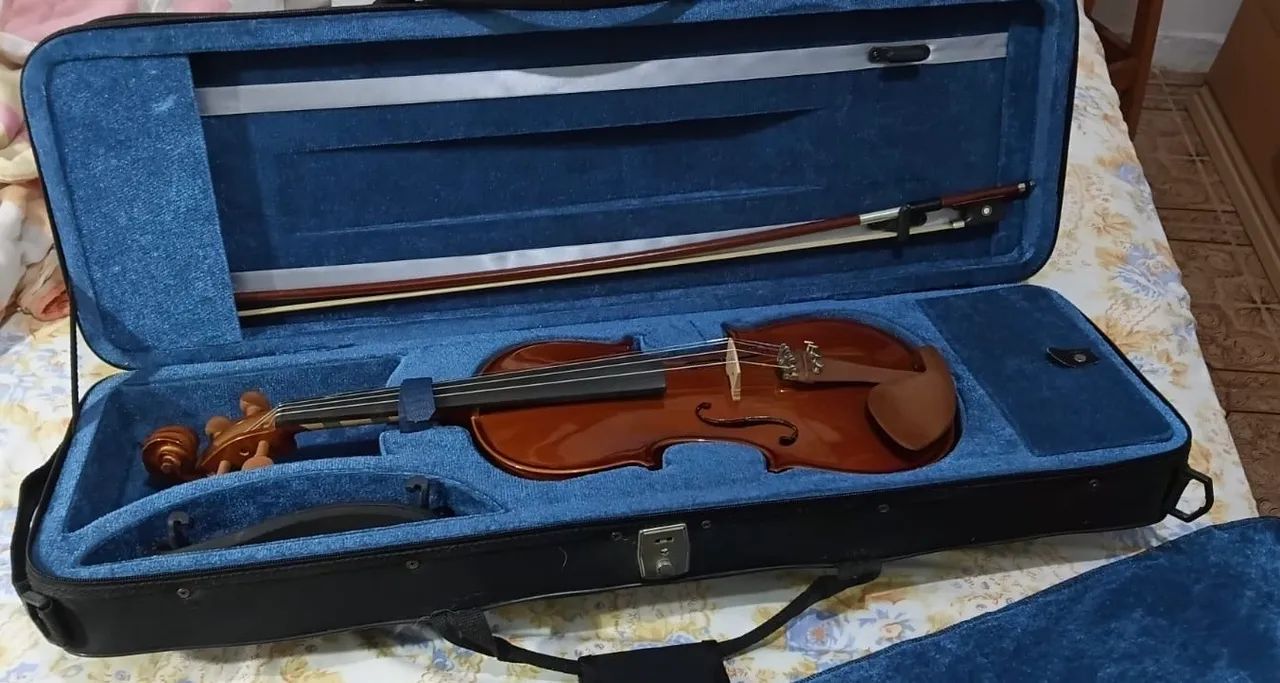 VIOLINO EAGLE VE441 4/4 COMPLETO COM ESTOJO  - Foto 2