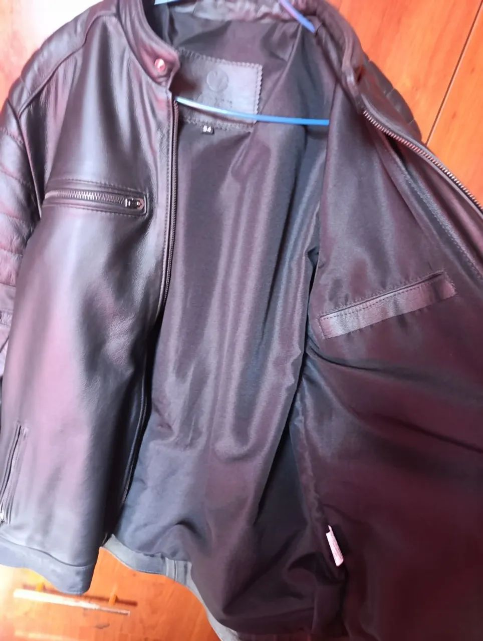 Jaqueta de couro masculino g  - Foto 4