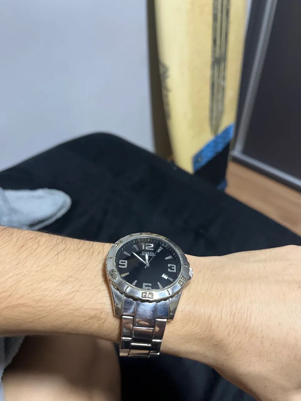 Relógio Guess Masculino Original Aço Inox - Foto 3