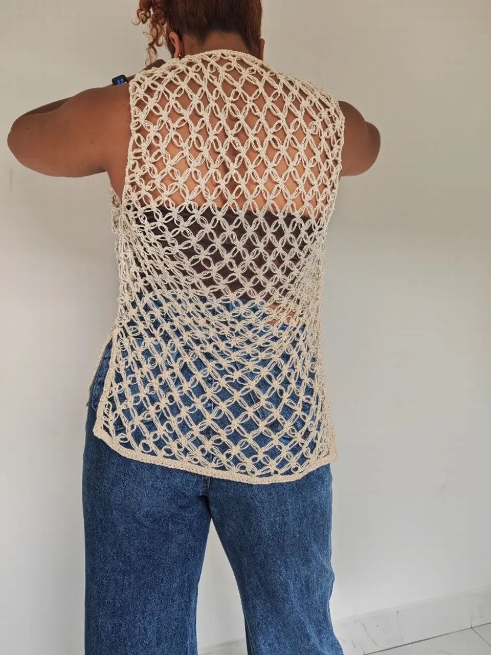 Colete de crochê  - Foto 3
