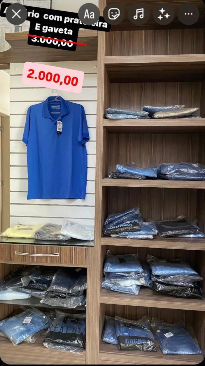 Móveis para comércio 