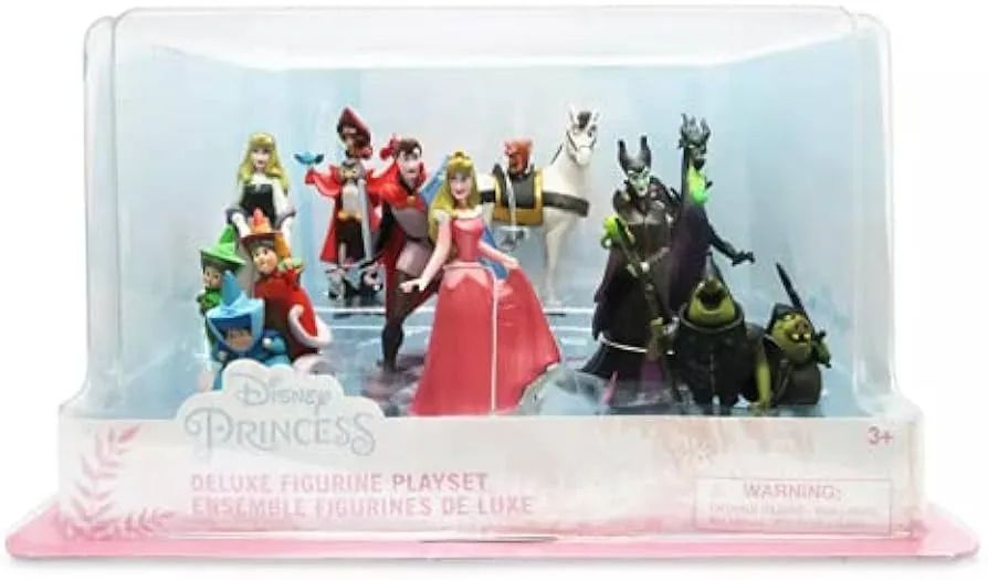 A Bela Adormecida - 3 miniaturas figure set original disney - Foto 5