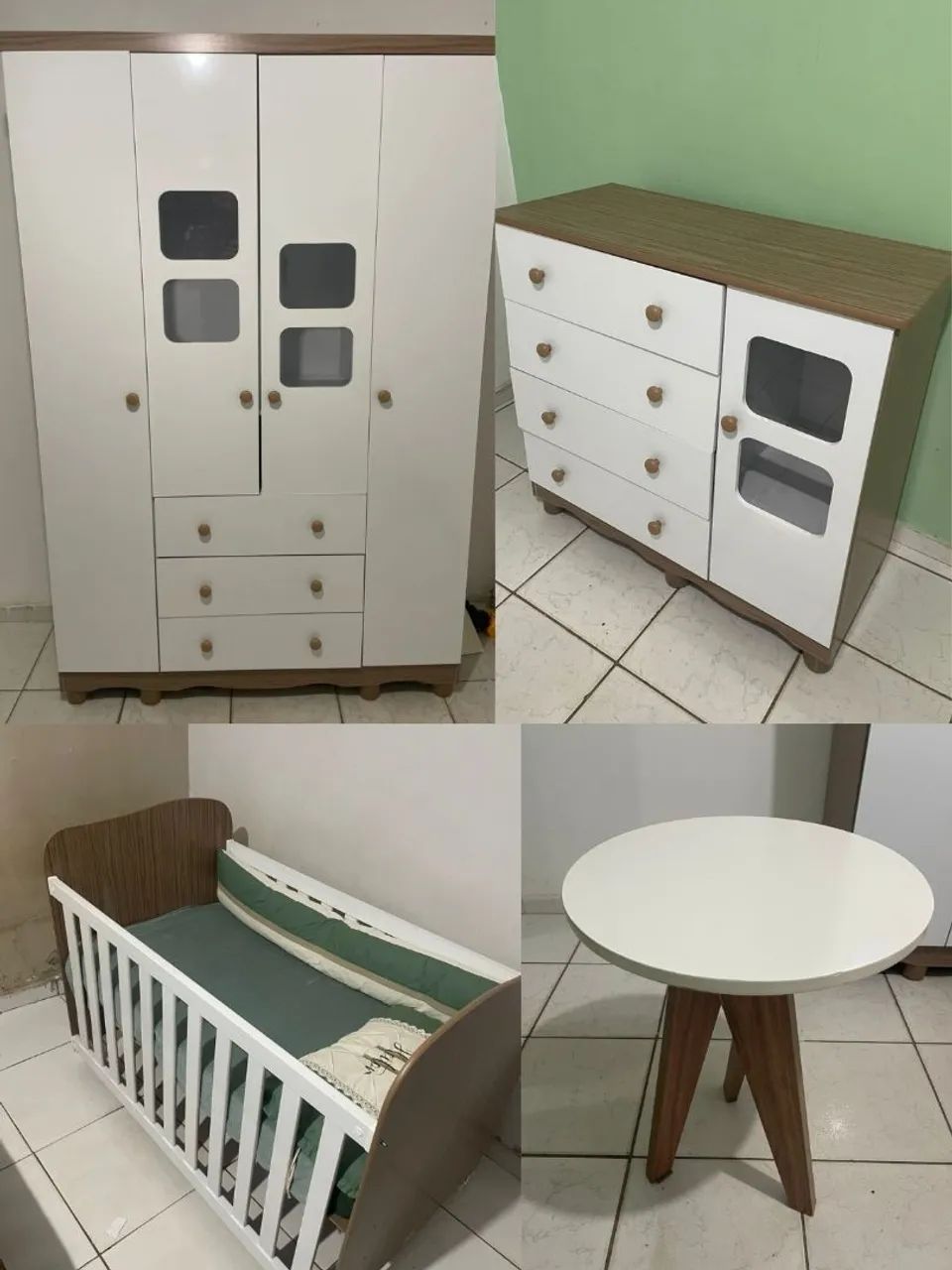 Quarto infantil completo sem detalhes 