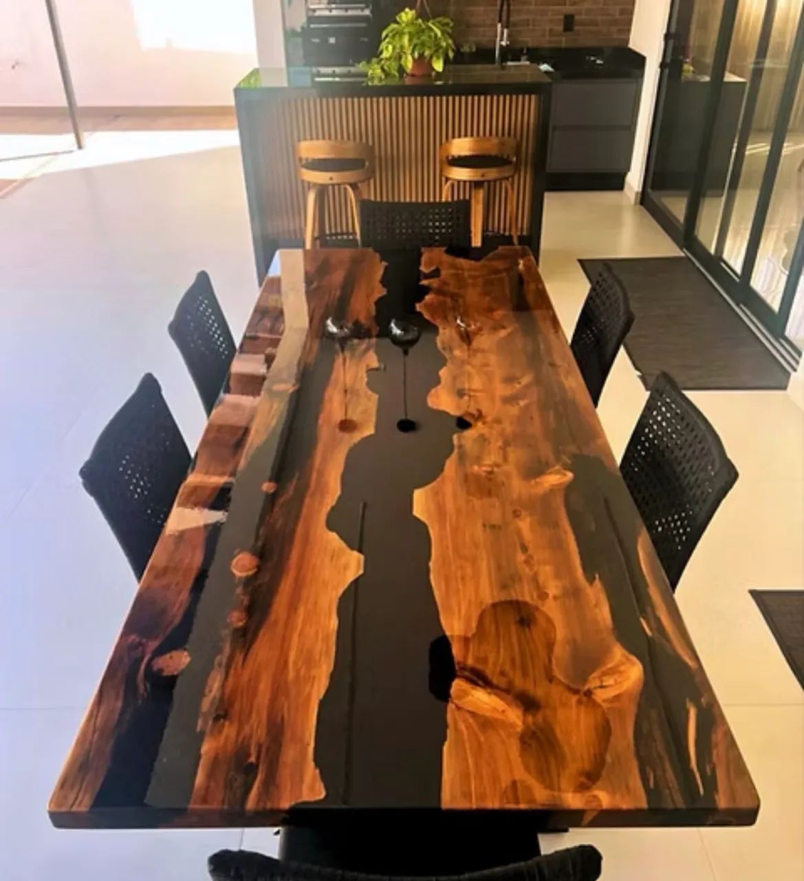 Mesa de resina epóxi  - Foto 2