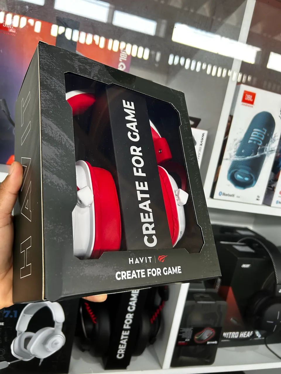 Headset gamer HAVIT com cancelamento ruídos  - Foto 3