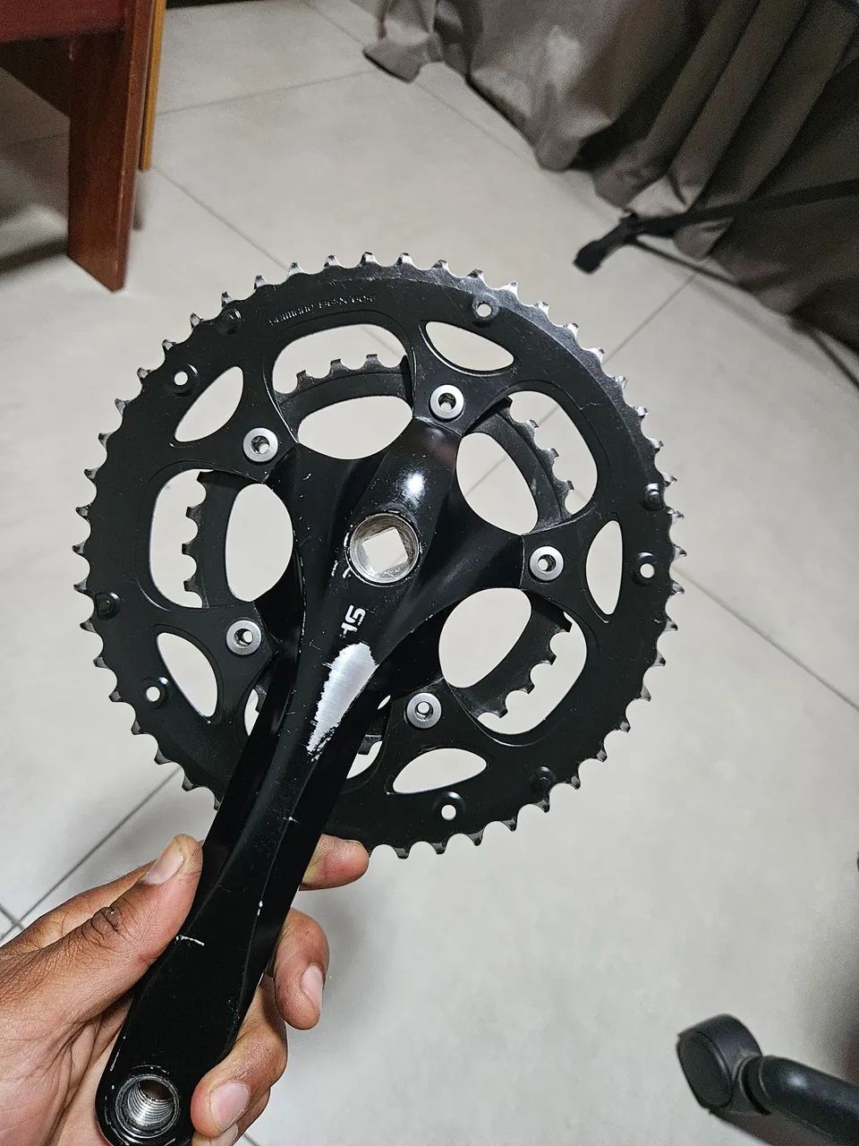 Pe de vela shimano 50/34 speed com movimento central  - Foto 2