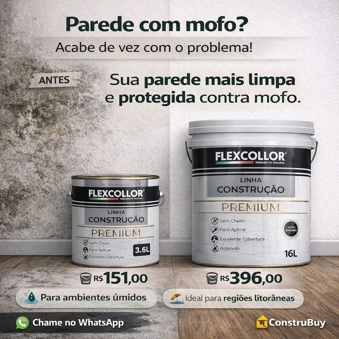 TINTA SUPER ANTI MOFO PREMIUM