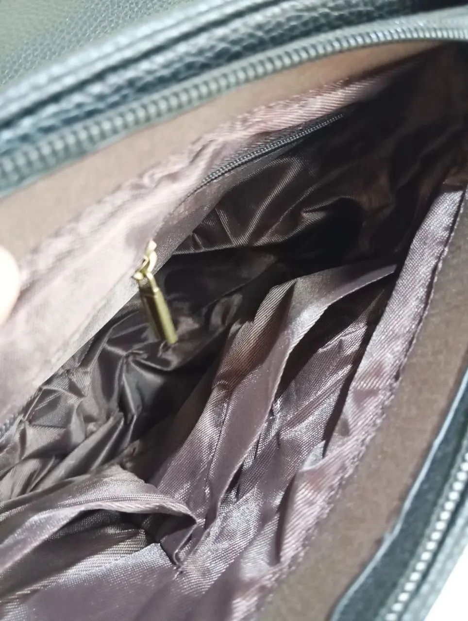 Bolsa Média Feminina com 07 Divisórias Nova Preta - Foto 5