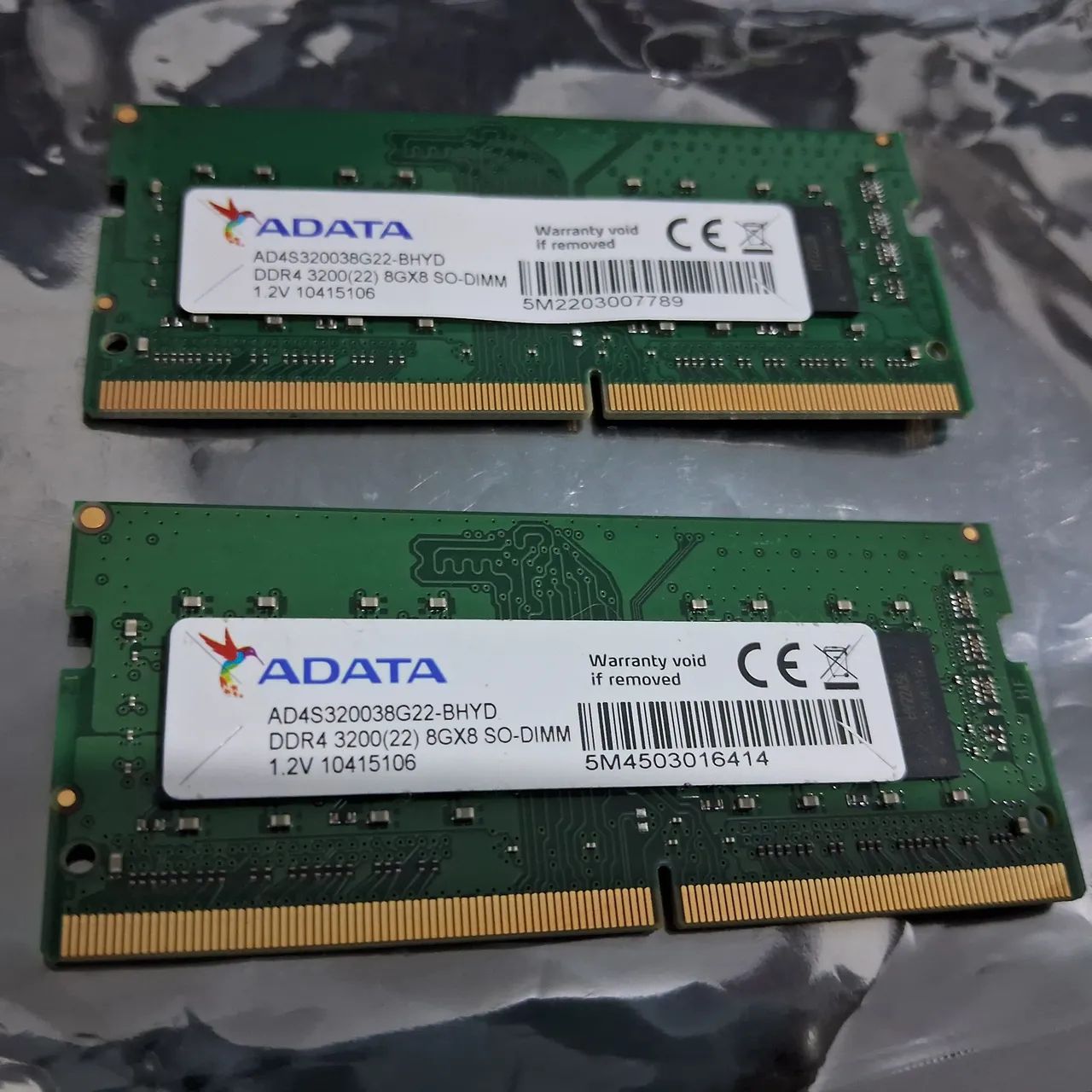 Memória RAM Adata 8GB ddr4  3200mhz. Última  unidade.