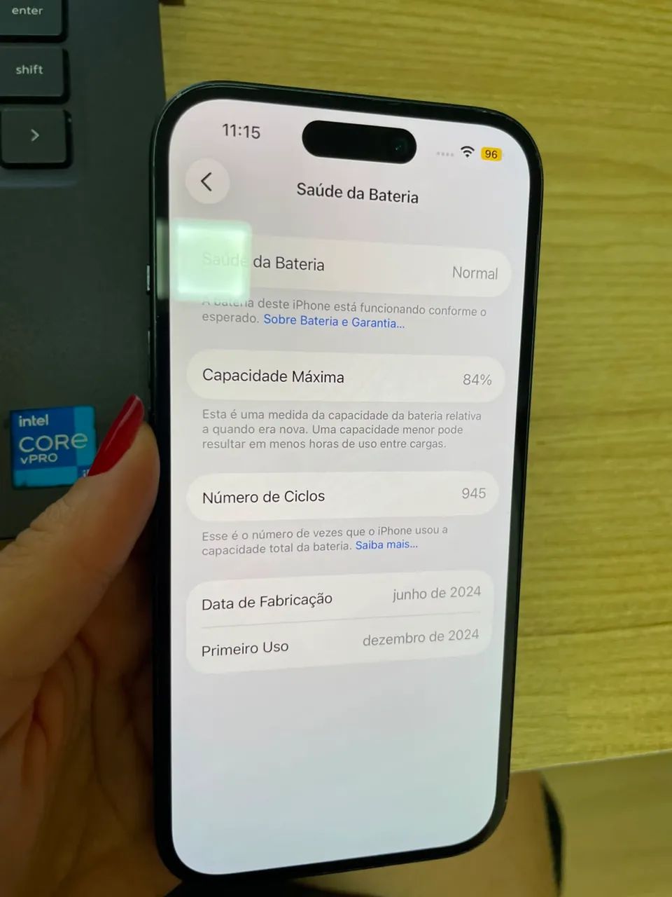 IPhone 15 128gb preto  - Foto 2