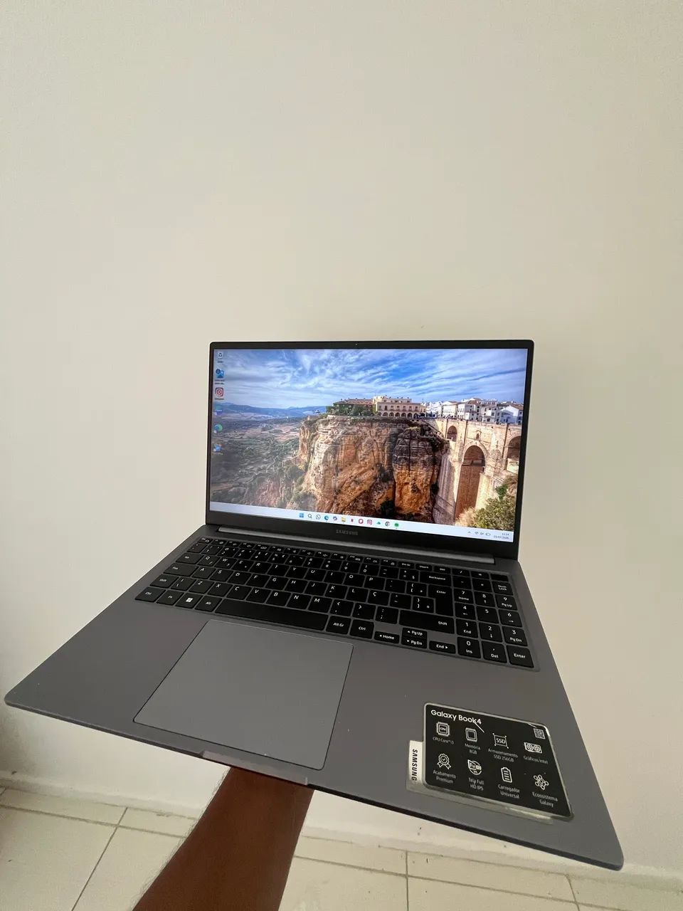 Notebook samsung book 4