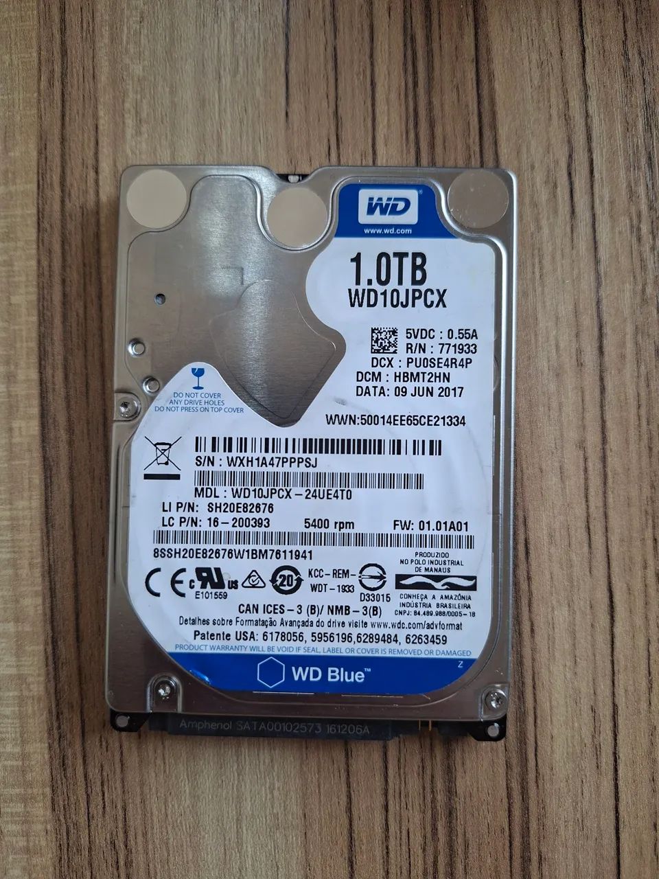 HD 1tb notebook 