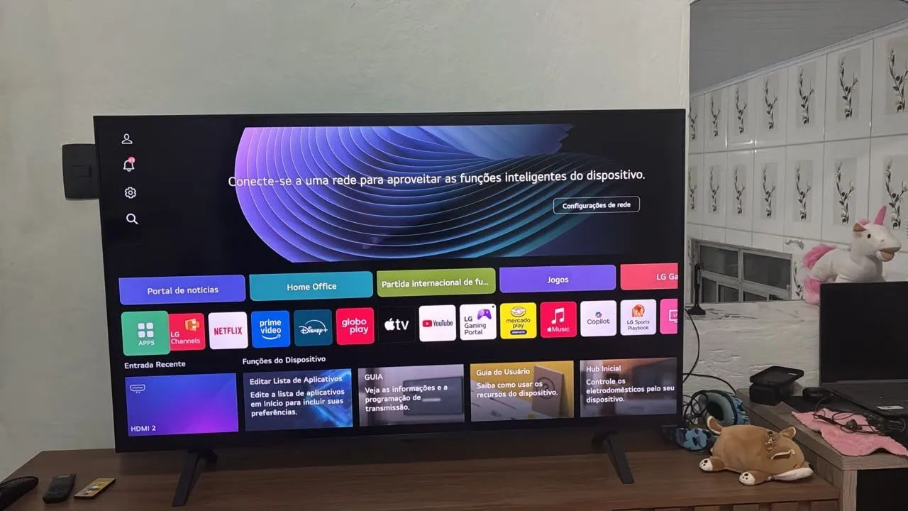 TV LG 50 polegadas em perfeito estado , 4k 1 ano e meio de uso
