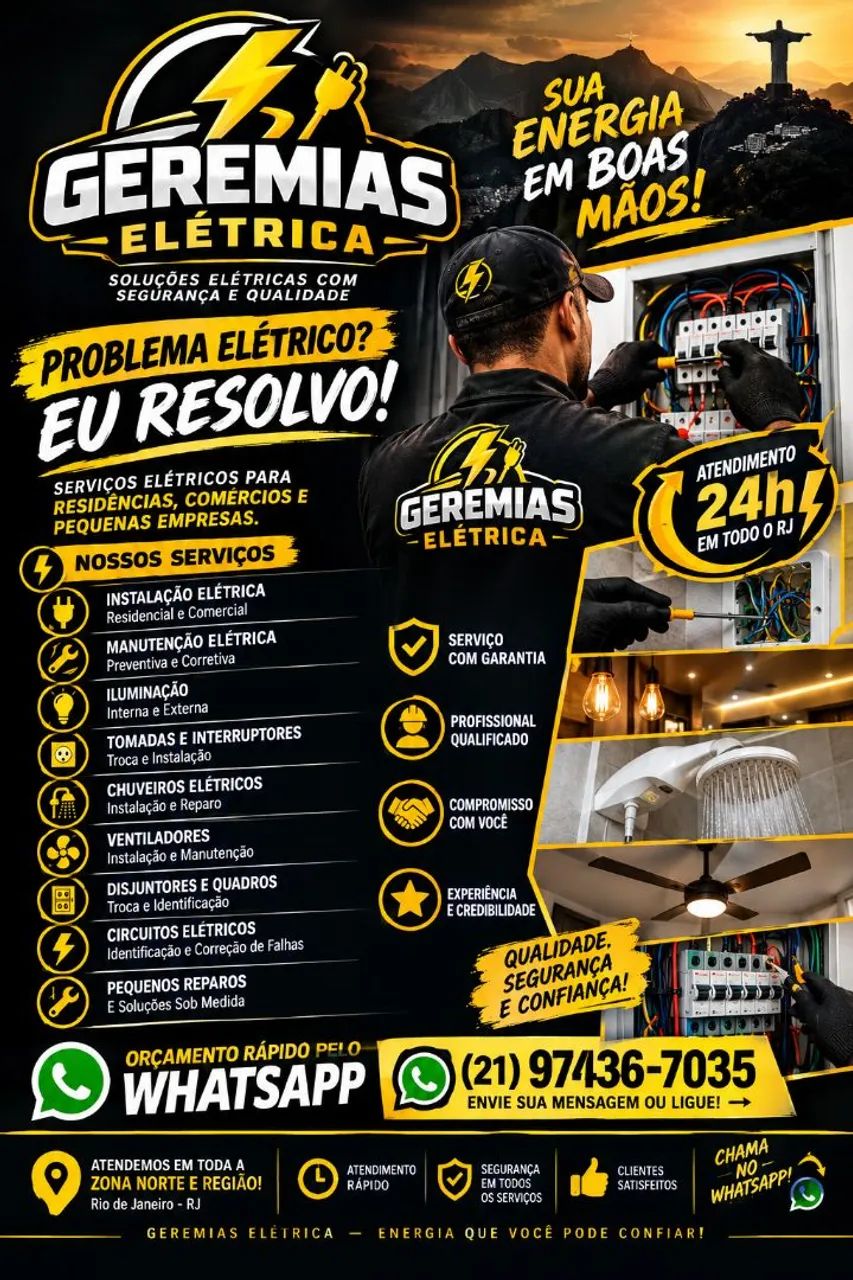 Eletricista 24hs 