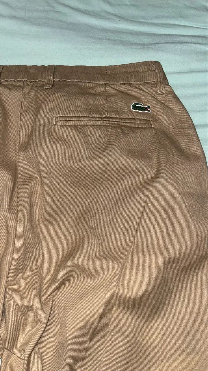Calça Lacoste Live original Bege/Caqui - Foto 3