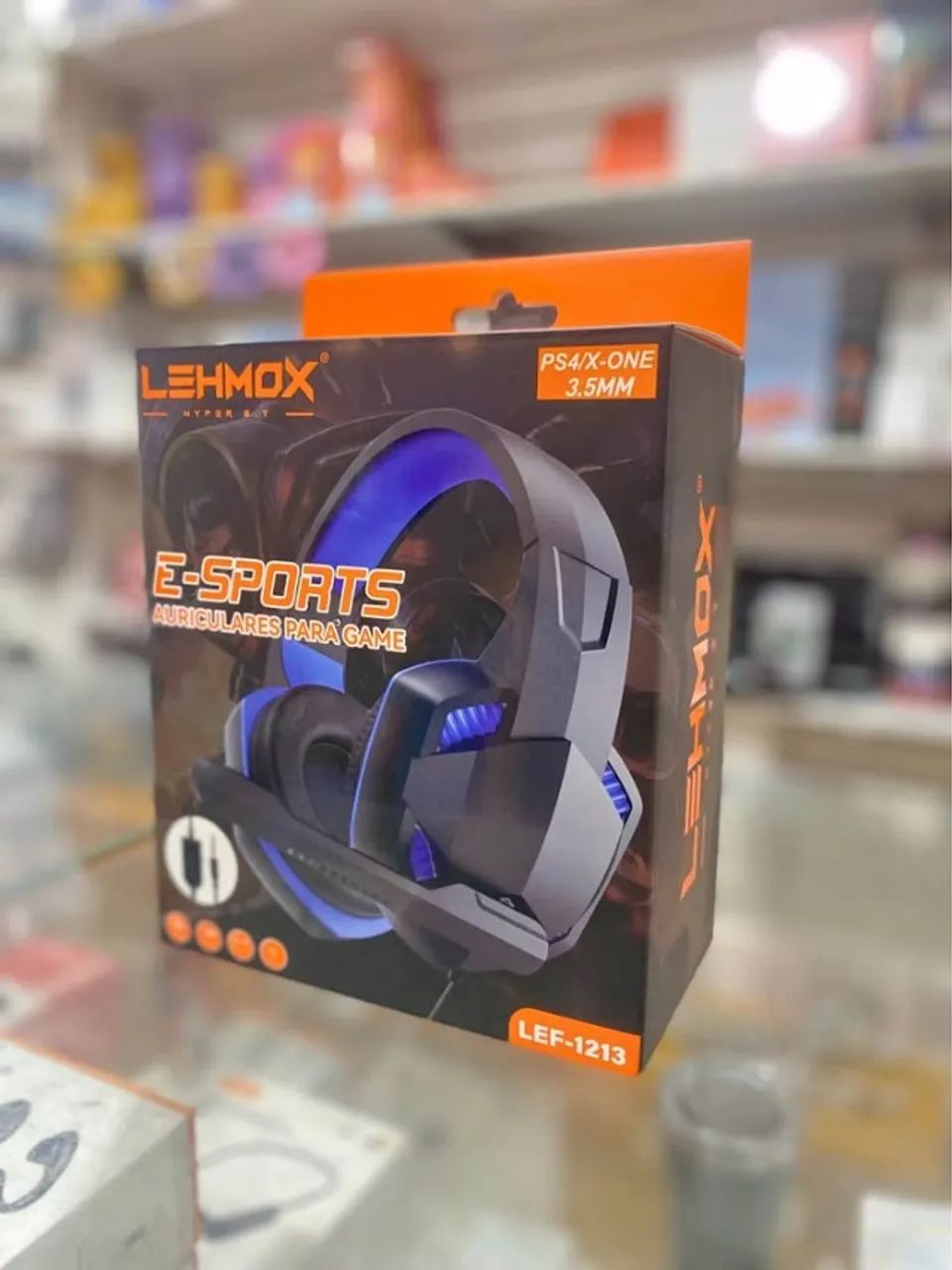 Fone Gamer Lehmox Lef1211 P3 Com Microfone Over Ear