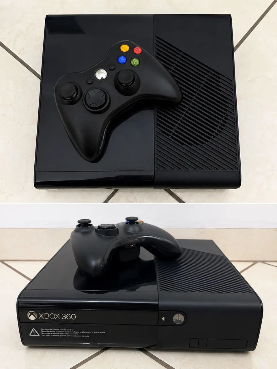 Xbox 360 E Original + Controle Sem Fio - Funcionando Perfeitamente
