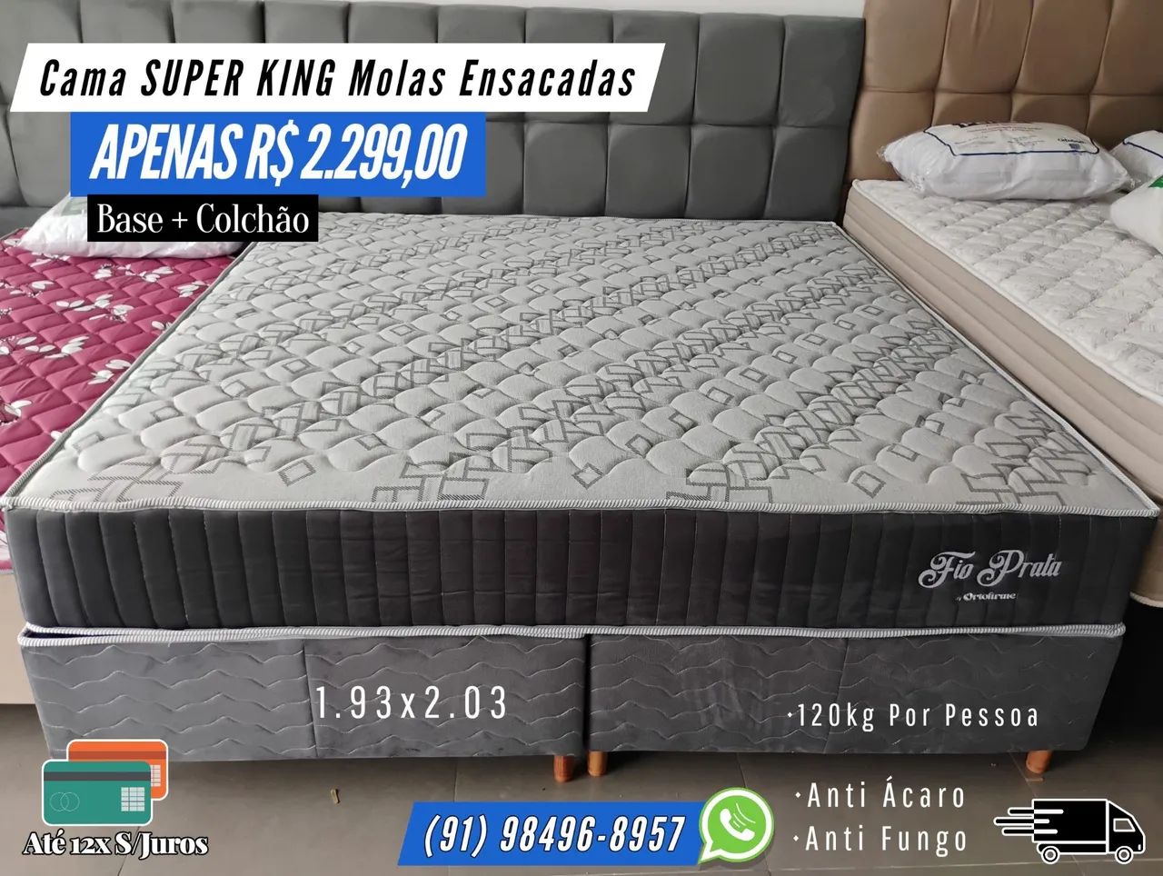 CAMA SUPER KING MOLAS ENSACADAS OFERTA 