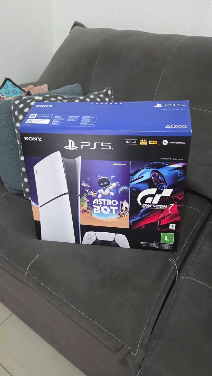 PS5 Na Caixa + Brinde