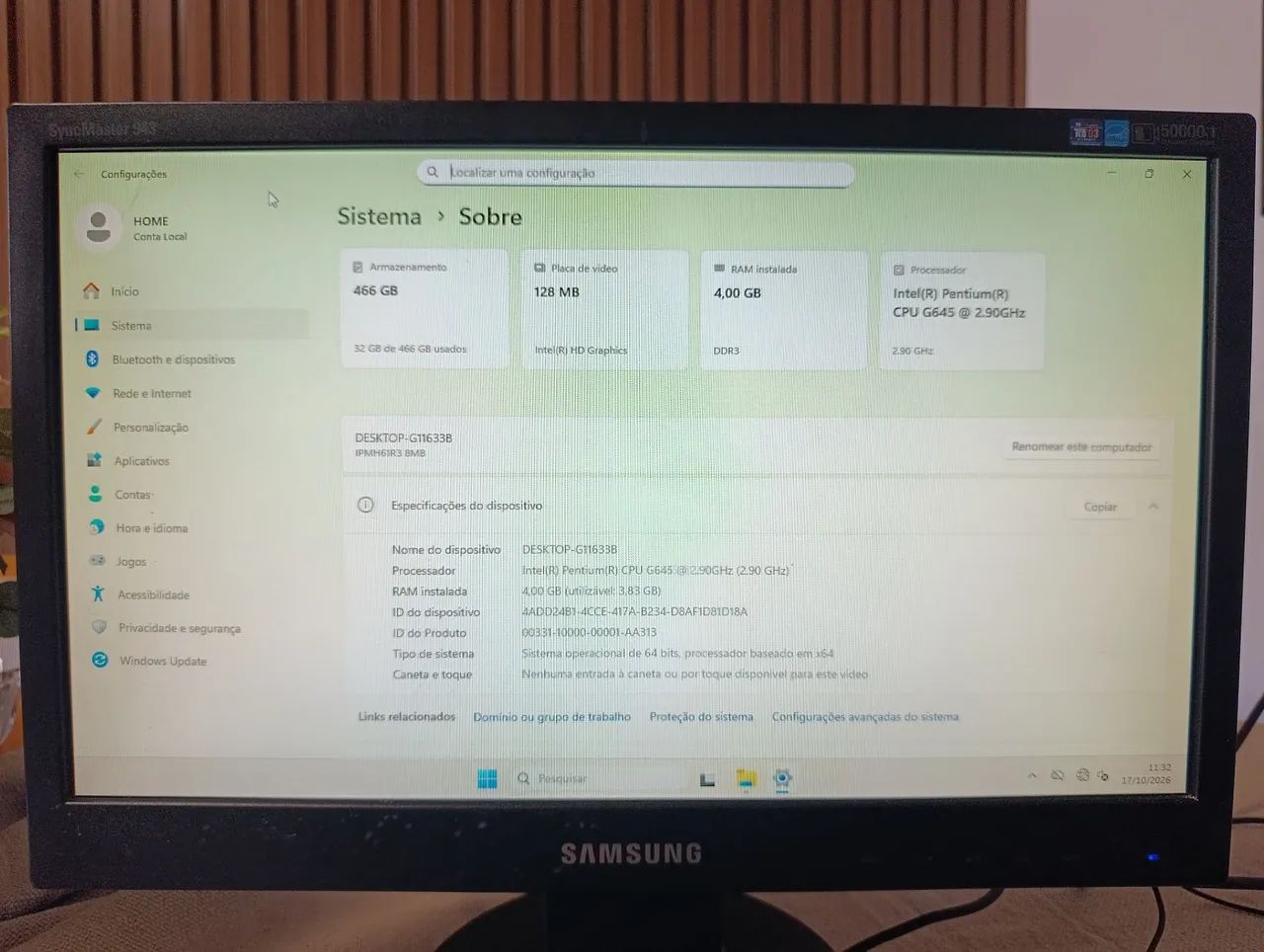 Computador completo + Nobreak