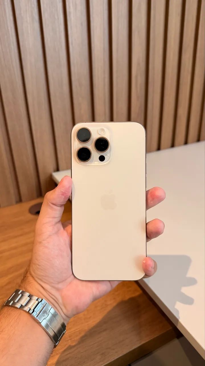 iPhone 16 pro Max 512 gb desert titanium semi novo
