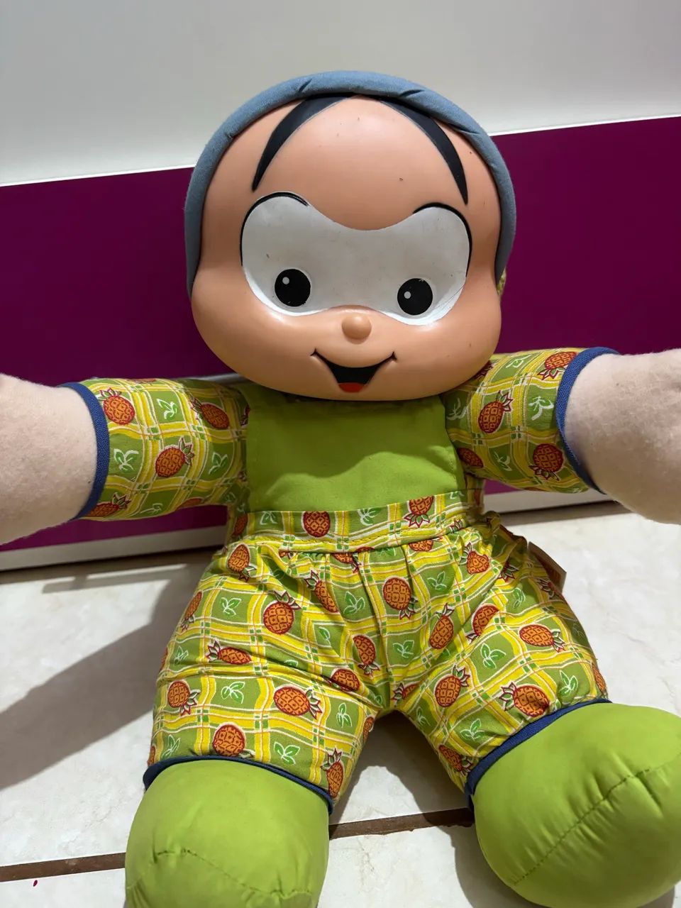 boneco cebolinha anos 80/90