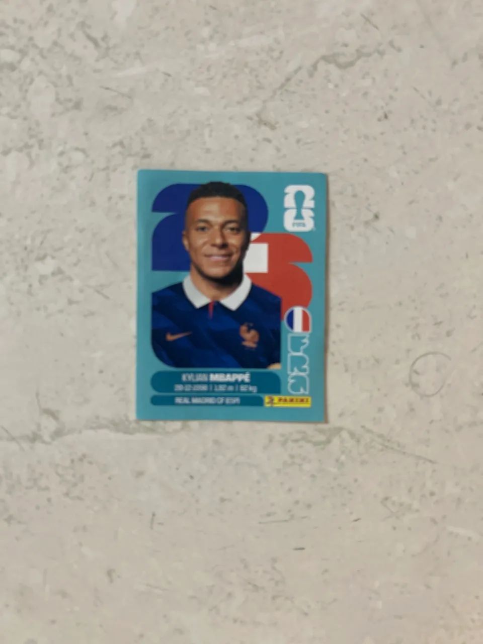 Figurinha do Kylian Mbappé