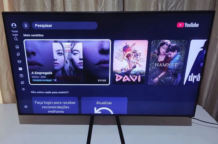 Smart TV Samsung LED 43" Ultra HD 4K Crystal HDR+, HDMI, Alexa, Bixby, Novíss, Garantia - Foto 2