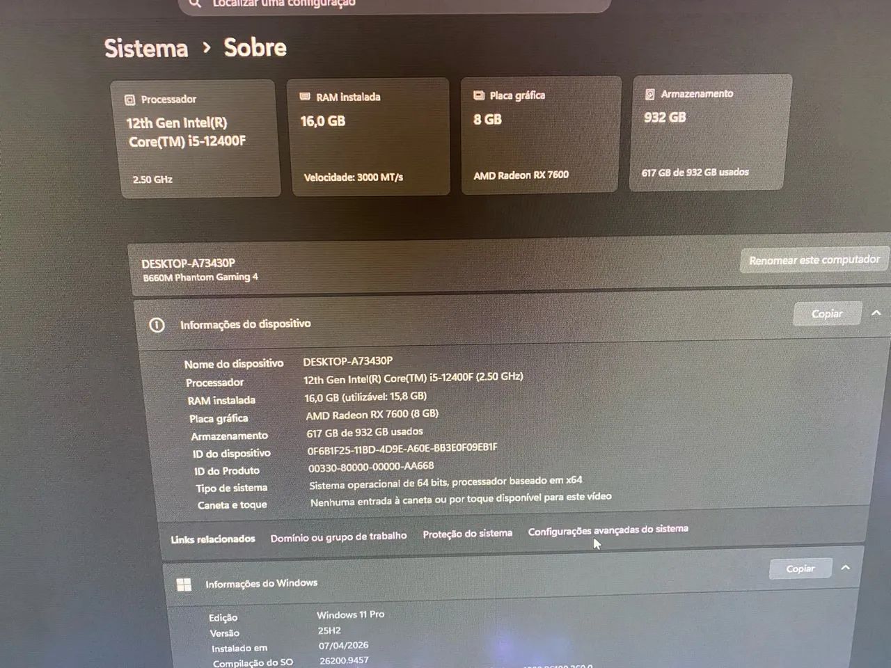 SETUP COMPLETO ? PC GAMER + ACESSÓRIOS ? - Foto 2