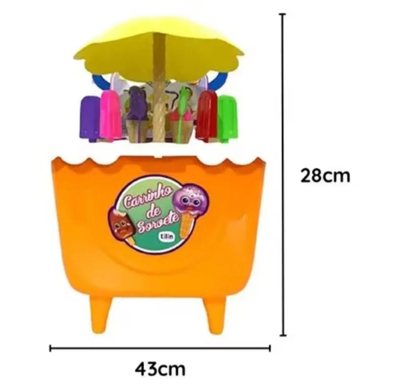 OCERTA CARRINHO DE SORVETE INFANTIL  - Foto 4