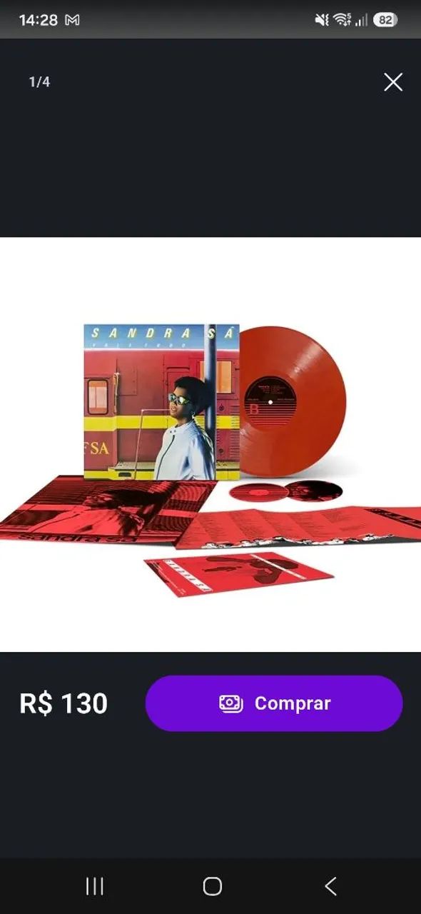 LP VINIL Sandra Sá - Vale Tudo (lacrado)