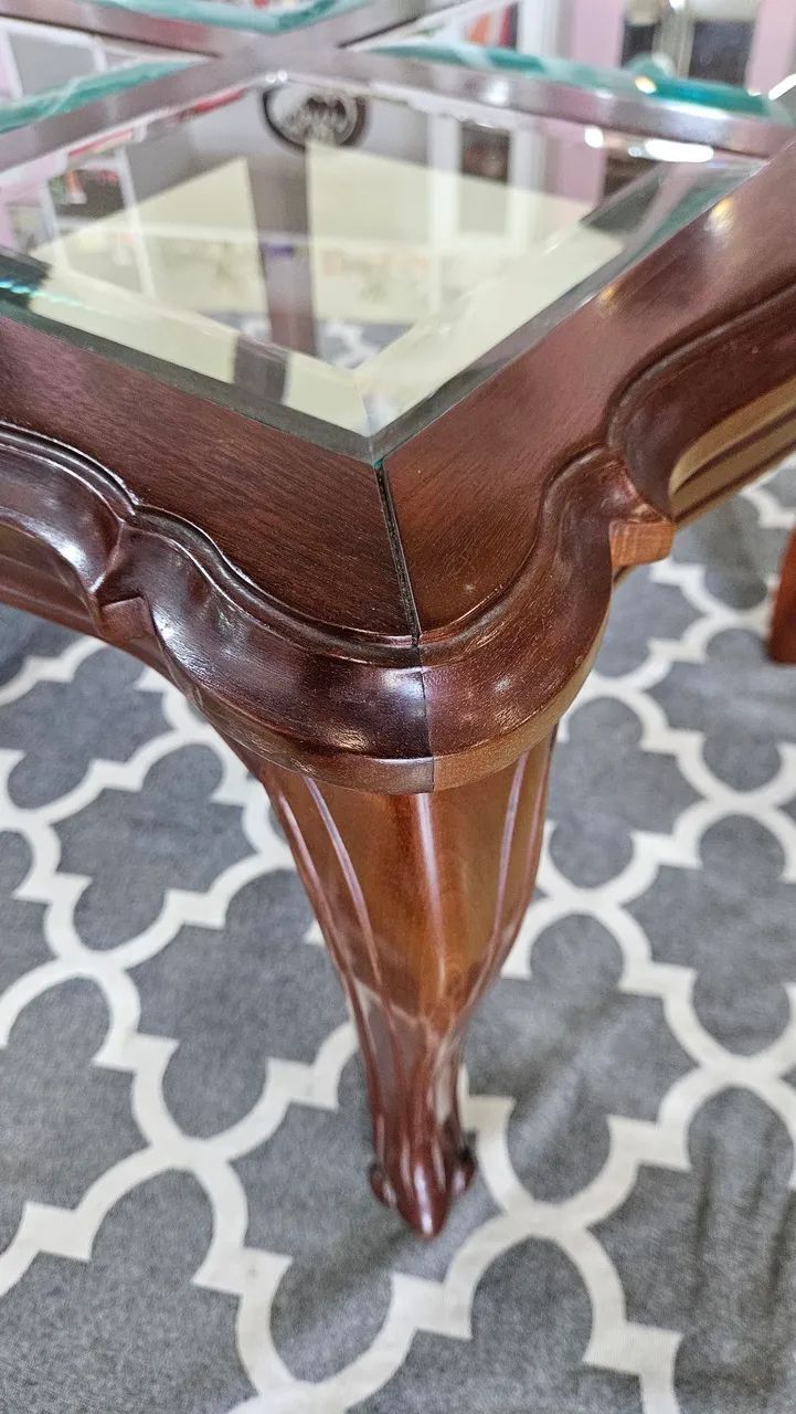 Mesa com vidro bisotê - Foto 2