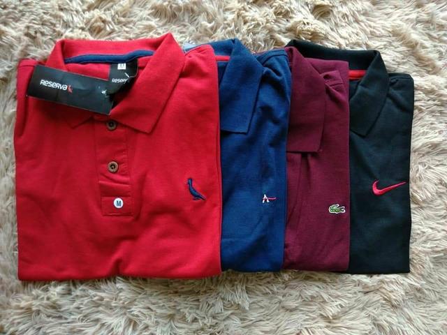 Camisa Polo Masculina Atacado - Foto 3