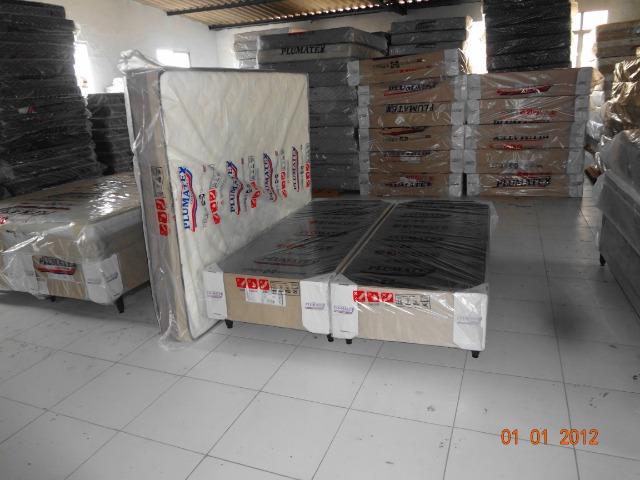Cama box quem saze casal isopluma 1.58x1.95.x0,24cm - Foto 2